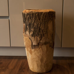 Deko Holz Vase