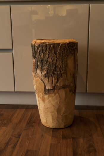 Deko Holz Vase